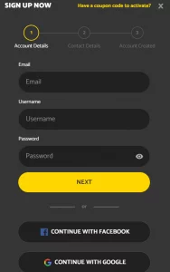 Palmslots sign up